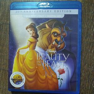 Beauty and the Beast: 25th Anniversary Edition Blu Ray / DVD W/ Slipcover 1992